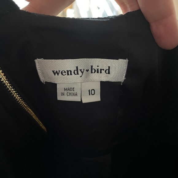 Wendy Bird Black Dress Back Detail Size 10 - Picture 5 of 6